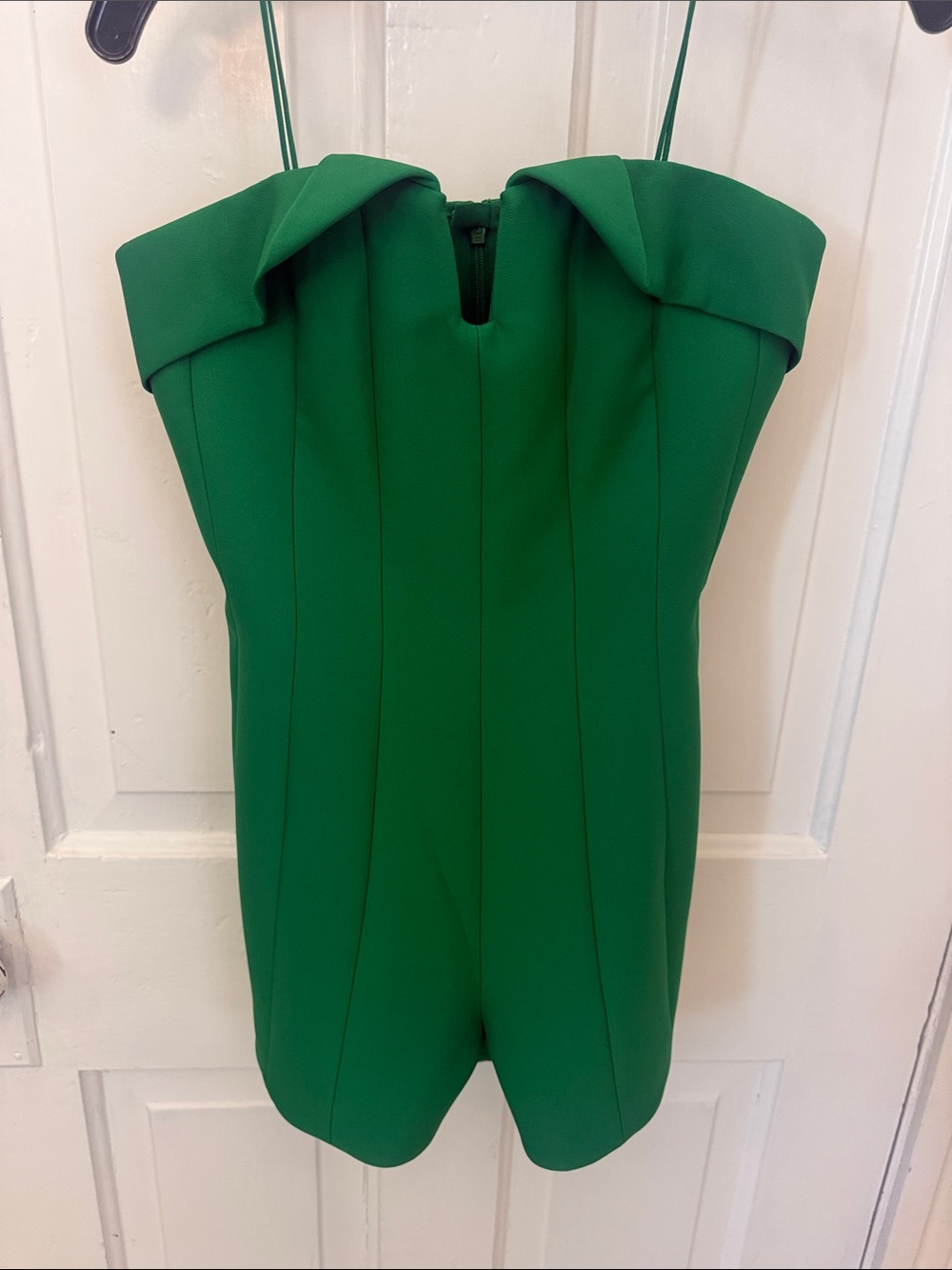 Alexis style Cheyla Green Strapless romper, size M, NWT, this season